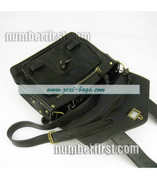 Knockoff Proenza Schouler Lambskin Leather Satchel Small Bag in Black